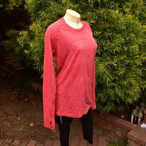 LULULEMON SWIFTLY TECH LS CREW NECK HEATHERED TOP